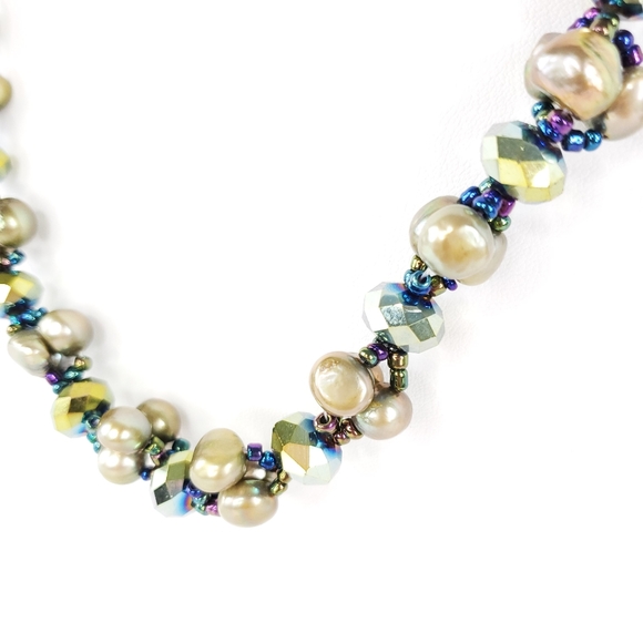 South Sun Freshwater Pearls Necklace Earring Set - Picture 3 of 7
